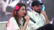Paola Aguirre protagoniza la noche cultural en el estand de la Gobernación