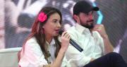 Paola Aguirre protagoniza la noche cultural en el estand de la Gobernación