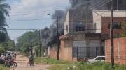 Vecinos reportan incendio estructural en una vivienda en la zona de Los Pocitos