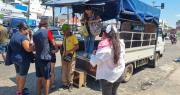 Sin micros, con clases a distancia y problemas para desplazarse, así transcurre el paro en Santa Cruz