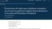 EE.UU. acusa al fiscal general por supuesta recepción de soborno del narcotráfico y lo veta para obtener visa
