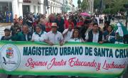 Maestros urbanos marcharán este miércoles contra políticas económicas y educativas