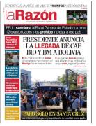 Portadas de los periódicos de Bolivia del martes 29 de septiembre del 2026
