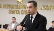 Saucedo anuncia reestructuración en juzgados y auditoría en Santa Cruz, tras sanciones de EE. UU.