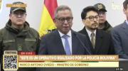 Ministro de Gobierno aclara que Del Castillo no está detenido y señala que la Policía lo busca