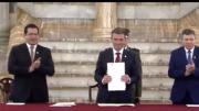 Paz promulga ley que abre paso a la destitución del fiscal Mariaca y destaca el apoyo del Escudo de las Américas
