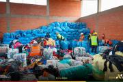 La Aduana Nacional destruye más de 42 toneladas de ropa usada en La Paz