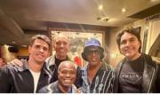 Marcelo Martins fue parte de la fiesta de Ronaldinho en Curitiba