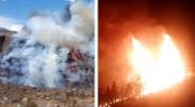 Cochabamba: Incendio en Mizque deja un fallecido y varios heridos; aún no se logra controlar el fuego