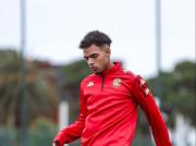 Moisés Paniagua volvió a entrenarse con el primer plantel del Wydad