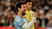 Messi se despide de la Albiceleste con 126 goles, el último de penal