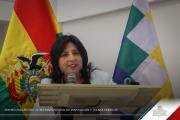 Diputada Bilbao impulsó feria interuniversitaria y destacó proyectos tecnológicos de jóvenes de La Paz