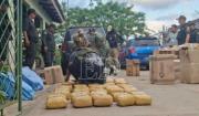 Incautan droga en un control rutinario en La Guardia