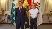 La actriz Diane Kruger recibe reconocimiento durante su estadía en Bolivia