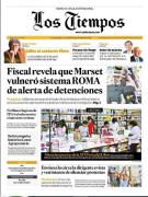 Portadas de los periódicos de Bolivia del jueves 8 de octubre del 2026