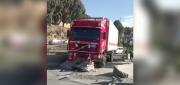 REPORTAN UN ACCIDENTE EN LA AUTOPISTA LA PAZ-EL ALTO