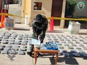Felcn secuestra más de 171 kilos de marihuana y ketamina en Oruro