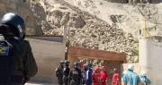 Alcaldía de La Paz desplaza maquinaria pesada en la zona del deslizamiento que se produjo por una “retracción del suelo”