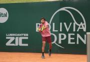 Federico Zeballos queda a un triunfo del cuadro principal del Bolivia Open