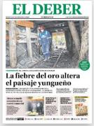 Portadas de los periódicos de Bolivia del lunes 12 de octubre del 2026