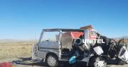 Confirman cinco muertos en accidente de un minibús en el que viajaba el grupo Karumanta