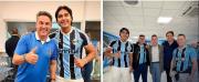 Gremio recuerda con cariño a Marcelo Martins y lo invita al palco de honor