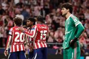 Atlético Madrid se impone al Manchester United y toma impulso en Champions
