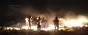 Persiste el incendio en Sama, la zona es inaccesible y hay fuertes vientos
