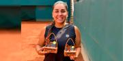 Boliviana Yara Virreira conquista dos títulos en el torneo MT700 Tacna de Perú