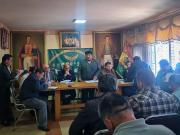 Choferes se reúnen con el ministro de Obras Públicas para definir la tarifa transitoria del transporte interdepartamental