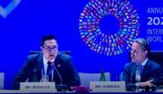 Ministro Morales presenta el potencial y la visión económica de Bolivia ante el FMI y el Banco Mundial