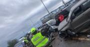 Múltiple colisión en la carretera a Cotoca deja heridos y fallecidos
