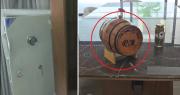 Allanamiento: Hallan un barril con las iniciales de R.M. y una caja fuerte tras una puerta secreta