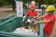 Emacruz acopia 3,5 toneladas de residuos electrónicos en jornada de dedicada a la recolección