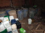 Decomisan 13.000 litros de gasolina almacenados ilegalmente en un domicilio de Sucre
