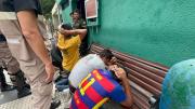 Tras un operativo en Los Pozos, capturan a cinco sujetos señalados por acosar a mujeres y presuntamente implicados en robo