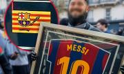 Manifestantes en Francia roban camiseta de colección firmada por Leo Messi durante saqueos