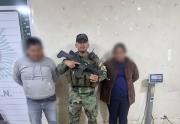Aprehenden a una pareja que viajaba con 175 cápsulas de cocaína