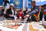 Gobierno destina Bs 152 millones a puentes, proyectos productivos y obras ambientales en Laja