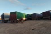 Caen cinco camiones que transportaban cigarrillos de contrabando en Tarija