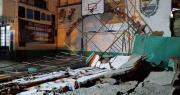 El granizo generó caos en La Paz; cayó el muro de una unidad educativa