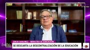 Ministro de Educación niega descentralización y dice que gobernaciones administrarán recursos de institutos técnicos