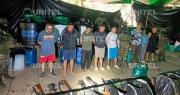 Umopar aprehende a ocho personas y secuestra armas en intervención a megalaboratorio de drogas en Chimoré