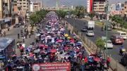 Maestros marchan en todo el país y preparan segunda medida de presión
