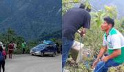 Accidente en la carretera a Mayaya deja siete heridos de la agrupación Los Chicos Fieles