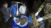 Tres personas caen con dos yutes de marihuana en Quillacollo