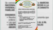 Convocan a marcha en La Paz y Santa Cruz para este lunes en defensa de la vivienda y economía