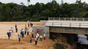 Reactivan la pavimentación de la carretera Faja Norte-Yapacaní y prevén concluirla en 2027