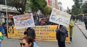 Magisterio Urbano protagonizó nuevamente una marcha en La Paz contra el traspaso de institutos a las gobernaciones