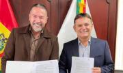 Alcalde de Warnes logra financiamiento de 39,8 millones para pavimentar calles de los distritos 1, 2 y 3